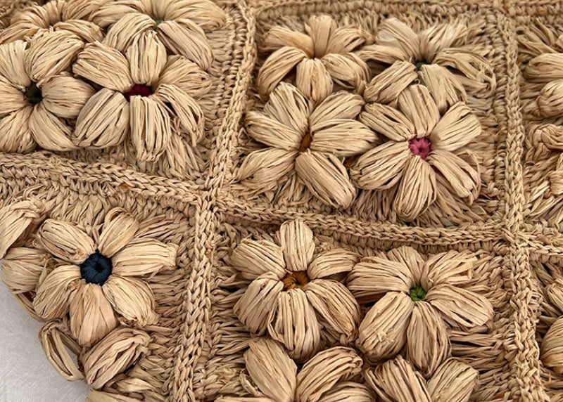 The Camellia Woven Tote