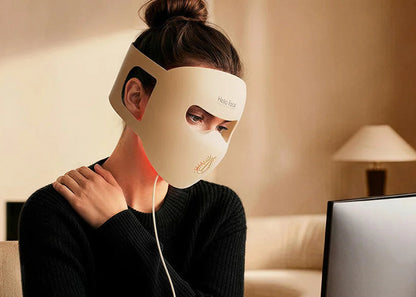 GlowTheory™ Rejuvenation System – Professional LED Face Mask & Wireless M9 Microneedling Pen Kit