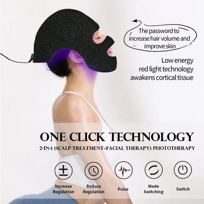 Lumière™ 2-in-1 LED Scalp & Skin Rejuvenation Mask