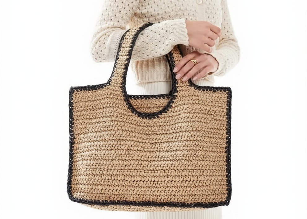 The Marbella Straw Carryall