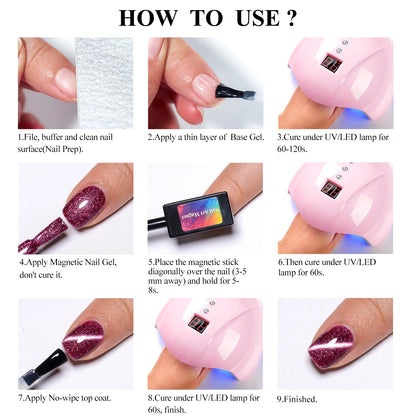Velvet Cat Eye™ Magnetic Gel Polish
