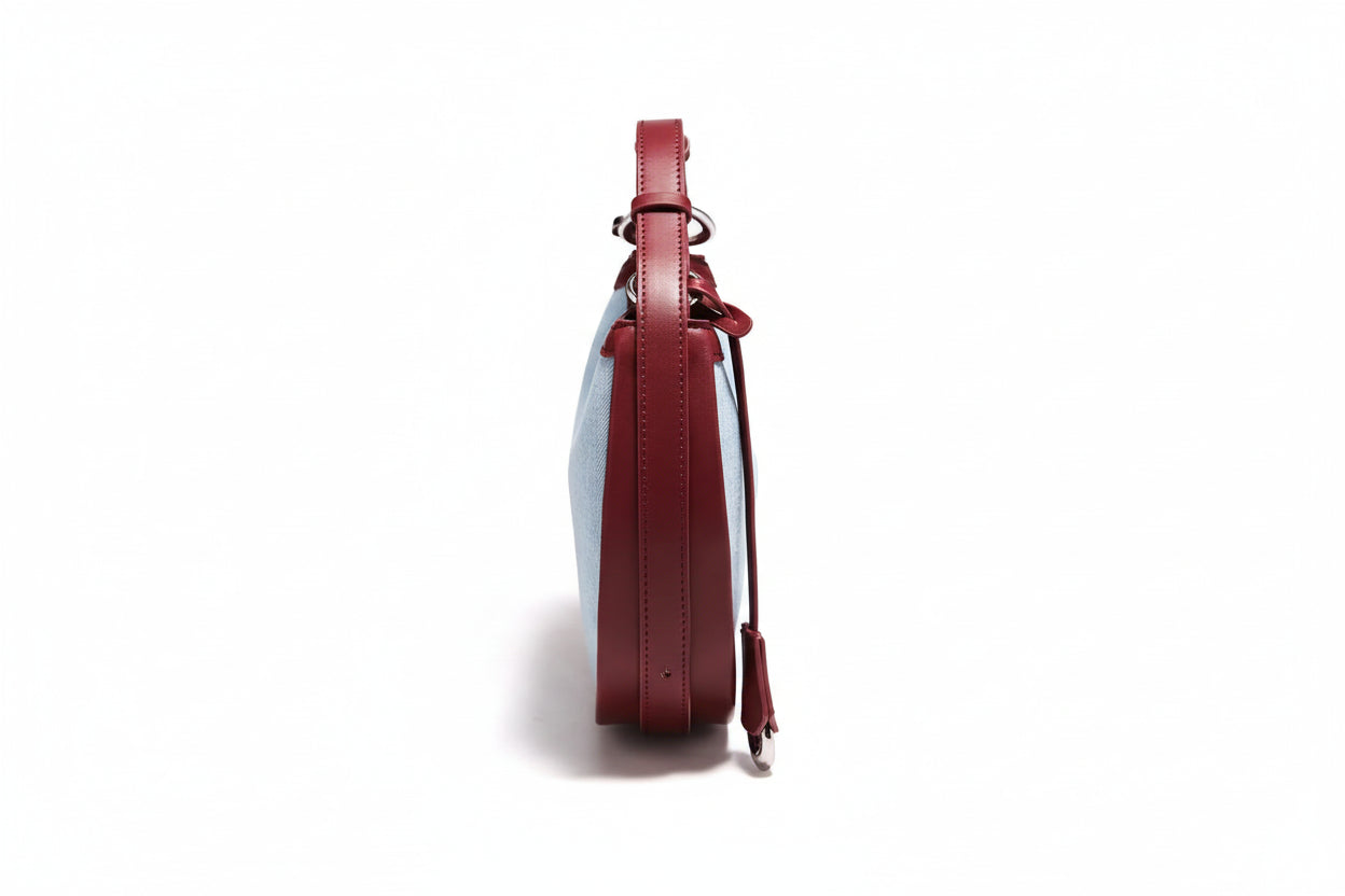 Elise Denim Shoulder Bag