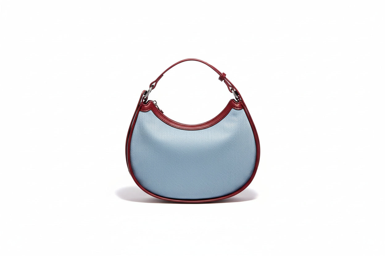 Elise Denim Shoulder Bag