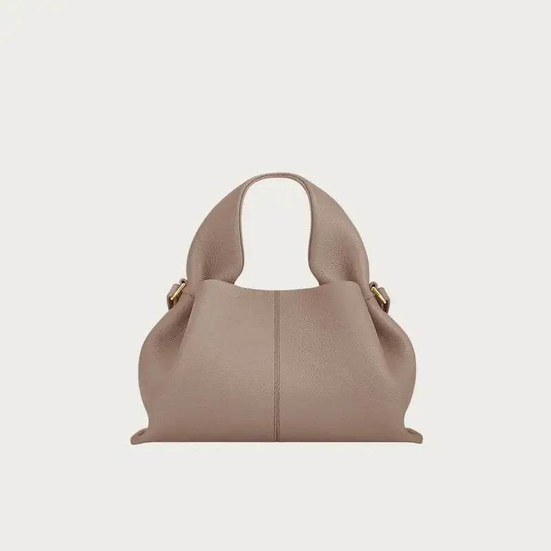 Amalie Leather Bucket Handbag