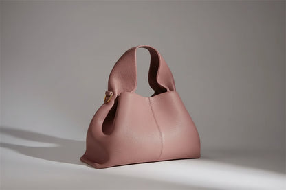 Amalie Leather Bucket Handbag