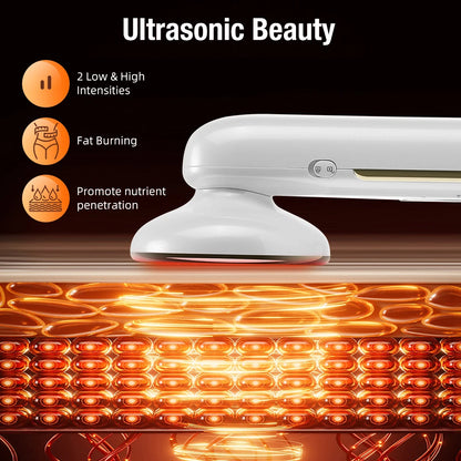 5-in-1 EMS Ultrasonic Face and Body Sculpting Device – Ultrasonic Therapy, LED Light & EMS Technology
