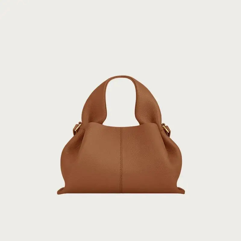 Amalie Leather Bucket Handbag