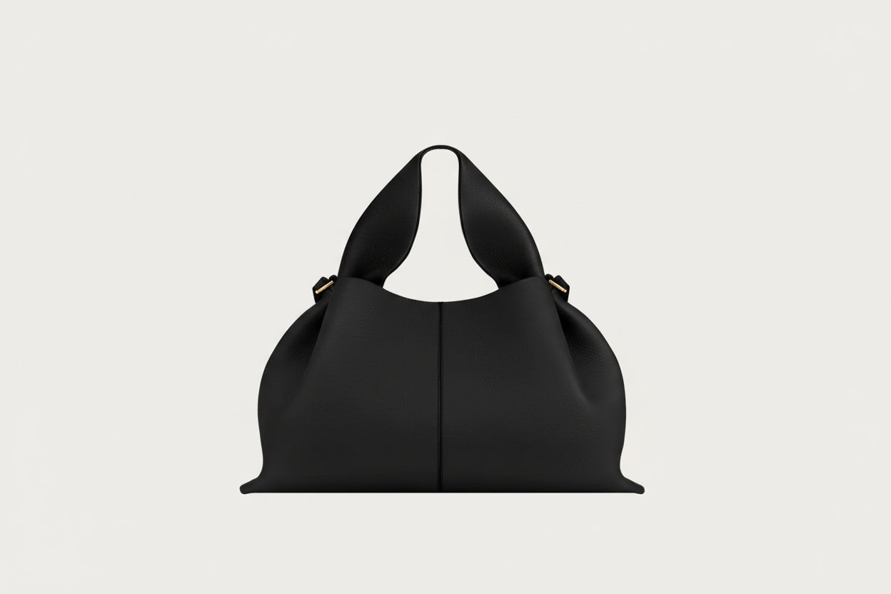 Amalie Leather Bucket Handbag