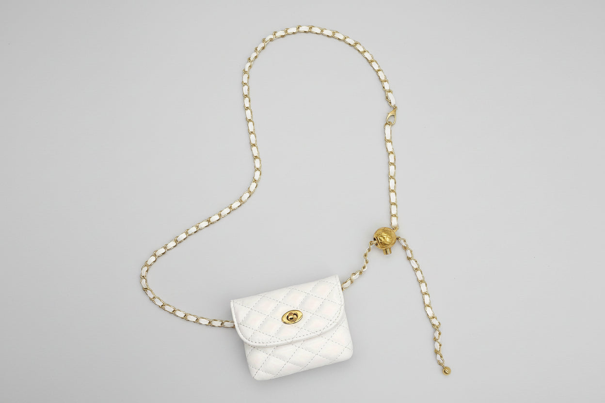 Dual Minimal Quilted Waist Bag