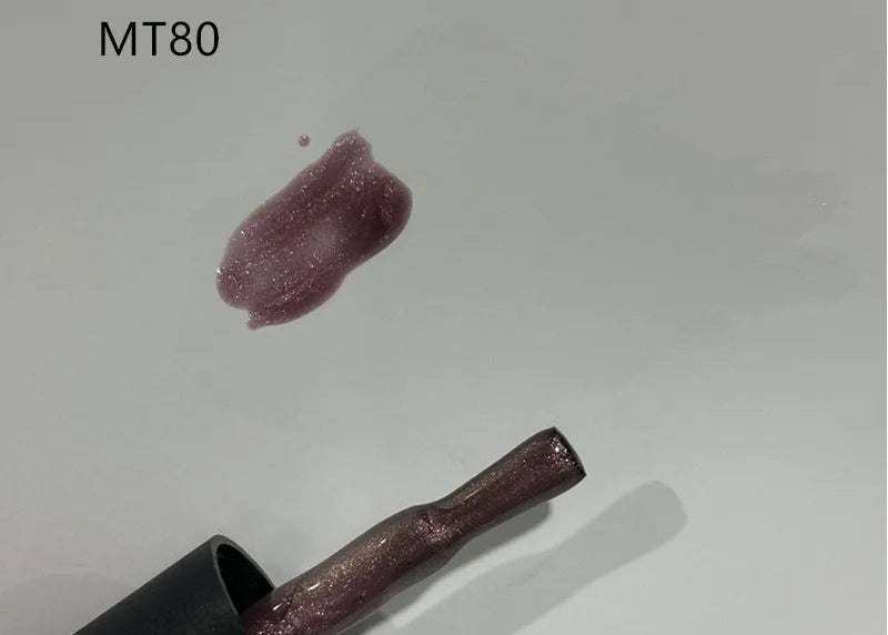 Nail polish with a swatch on a white background, labeled MT80.