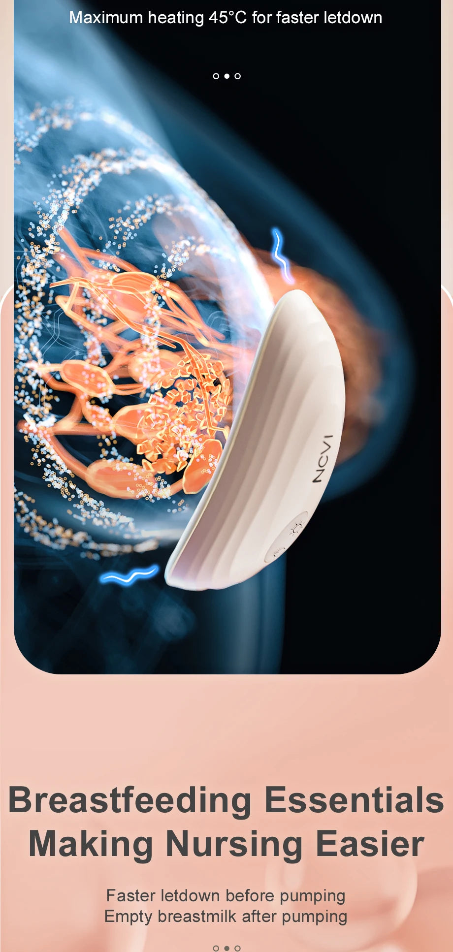 NurtureFlow™ Warming Lactation Massagers
