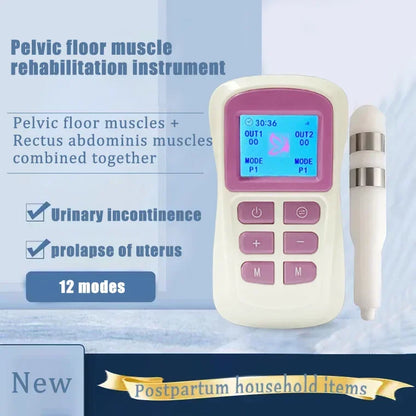 PelvicFloor Muscle Trainer – EMS Pelvic Wellness Technology with 12 Personalized Training Modes