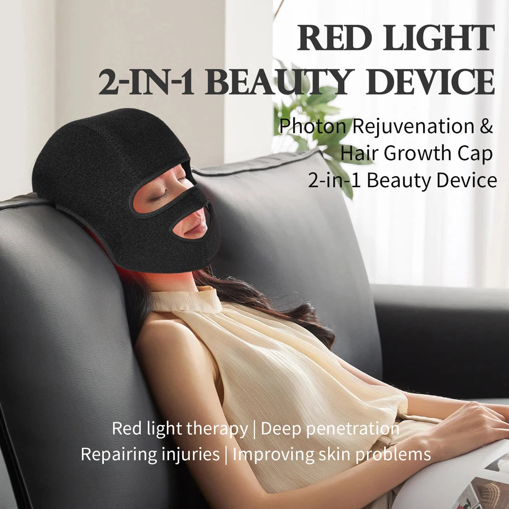 Lumière™ 2-in-1 LED Scalp & Skin Rejuvenation Mask
