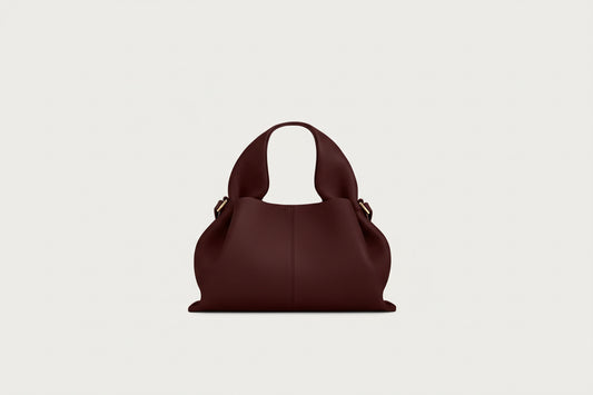 Amalie Leather Bucket Handbag