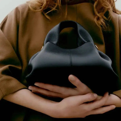 Amalie Leather Bucket Handbag