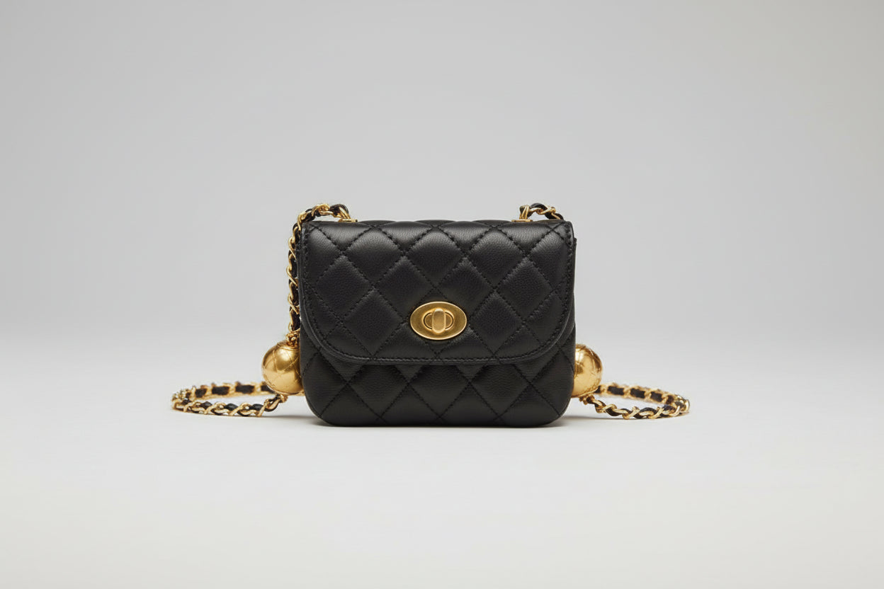 Dual Minimal Quilted Waist Bag
