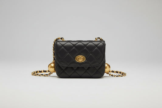 Dual Minimal Quilted Waist Bag